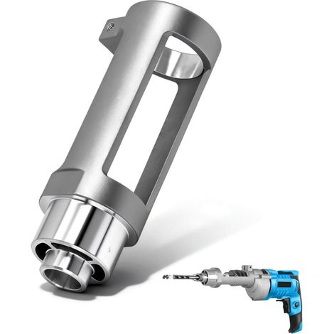 Adaptador de broca cuadrada para accesorios de perforación, soporte de montaje de broca cuadrada fabricado en aleación de aluminio para portabrocas de 38-43 mm.