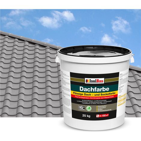 Pintura para techos IsolBau color gris hormigón 25 kg (1/5)