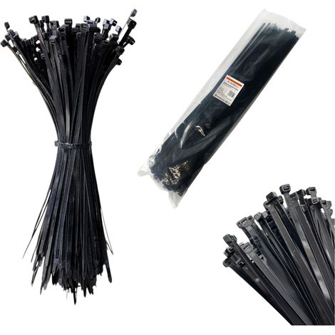 Bridas para cables Tretytki - UV 4,8 x 500 mm, negras (1/5)