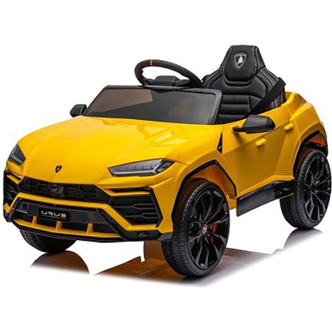 Macchina Elettrica per Bambini 12V con Licenza Lamborghini Urus Gialla (1/5)