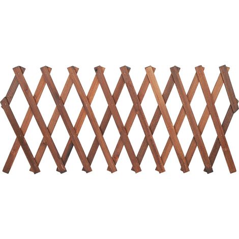 Treillis extensible pour plantes grimpantes, support extensible en pin pour plantes grimpantes (1/5)