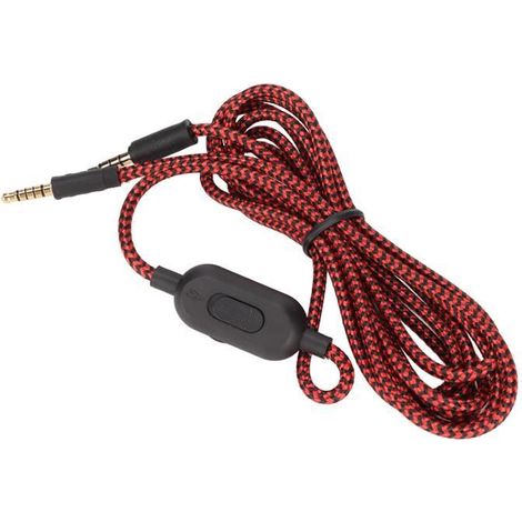 Câble pour casque - FRA - G433 G233 G Pro G Pro X - Filaire - Contrôle du volume - Noir-Ywey (1/4)