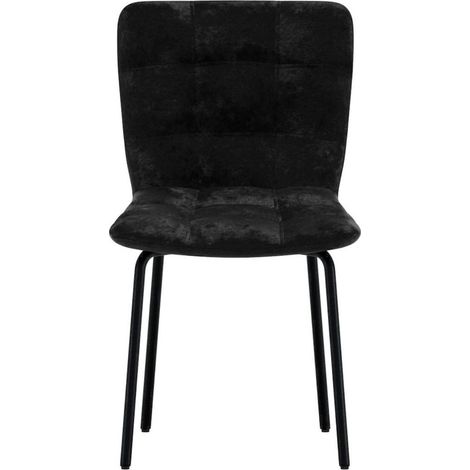 Punsch Esszimmerstuhl Velours schwarz. (1/3)