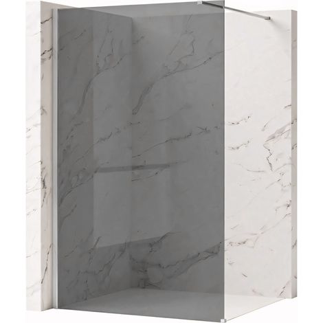 Paroi De Douche Rea Flexi Grey Chrome 90 (1/5)