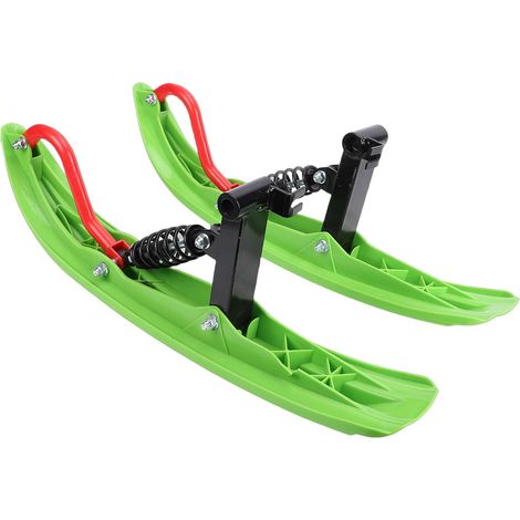 Mountain Bike Sled Board with Textured, Non-Slip Surface, Sturdy, Stable, Shock-Resistant Design for Winter Snow Adventures, ABS Metal Construction (1/5)
