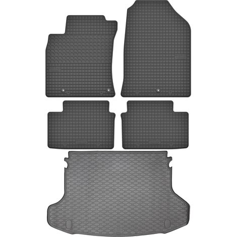 Hyundai i30 III Fastback de 2018 (JUEGO) - Alfombrillas de goma para coche + alfombrilla para maletero