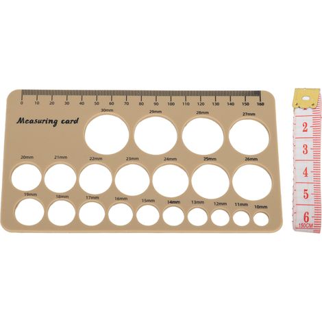 1 règle de mesure des mamelons, en silicone souple, dimensions 17,8 x 10 x 0,3 cm, pour allaitement et choix de téterelles (1/5)
