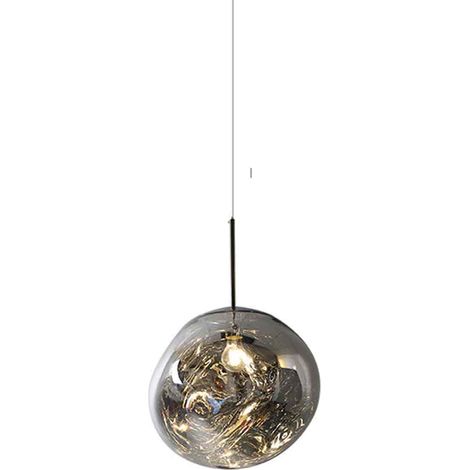 Suspension lumineuse moderne en forme de lave, idéale pour une boutique de vêtements créative, un bar, un bureau, une villa, un duplex, un salon, une salle à manger ou un escalier. (1/5)