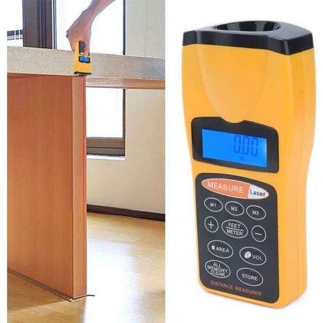 Télémètre, compteur à ultrasons portable, télémètre laser, instrument de mesure de distance.. (1/4)