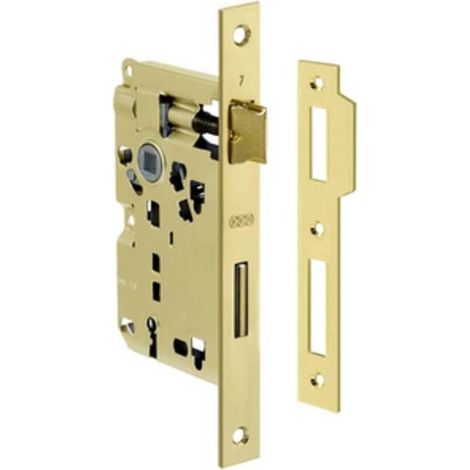 5 x PATENT SERRATURA OTTONATA AGB Q.8/70 50 MM