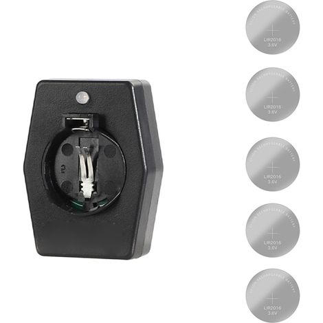 Batterie a bottone ricaricabili di tipo C e adattatori di ricarica per batterie LIR2032, 2025 e 2016 (0,04 0,04) (1/4)