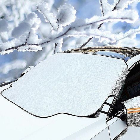 Extra dicke Windschutzscheibenabdeckung 145x100cm Wetterfest, UV-, schnee- und eisbeständig Für SUVs und Vans (1/5)