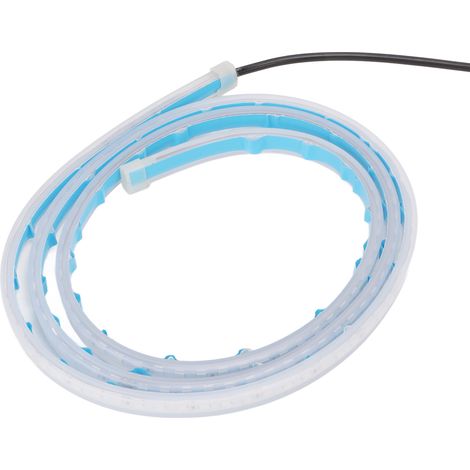 Bandeau LED 1,2m Avant, Étanche Rouge Bleu, Lampe d'Ambiance Intérieure/Extérieure Auto, Décoratif, Bande Lumineuse Voiture (1/5)
