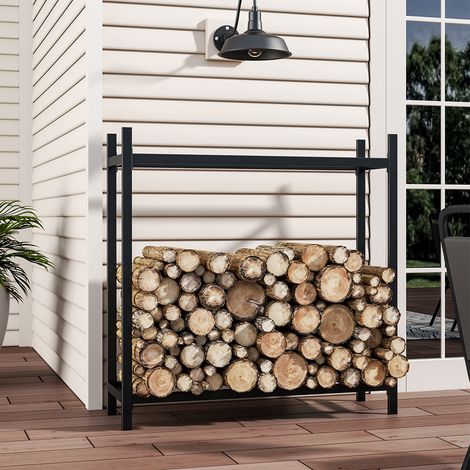 Metal Powder Coated Firewood Logs Holder (1/5)