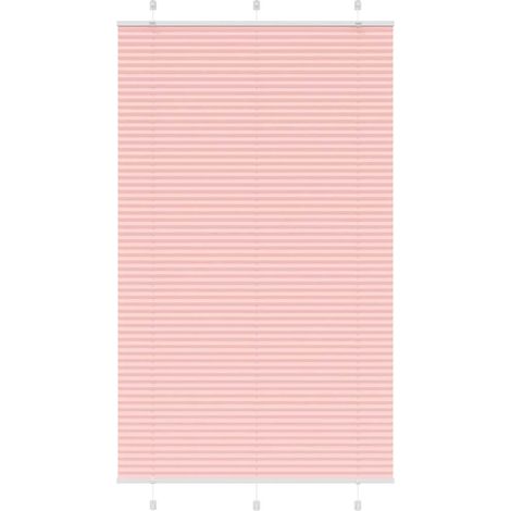 Estor Plisado rosa 120x200 cm Tela Ancho 119,4 cm Poliéster vidaXL (1/5)