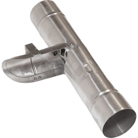 TJ90 Alu-Regenwasserklappe pressblank