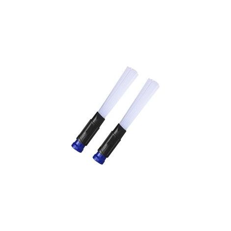Ensemble de 2 tubes de brosse universels pour aspirateur, tubes multifonctionnels pour aspirateur, brosse à poussière, brosse de détartrage portable, tête d'extension de tuyau (1/5)