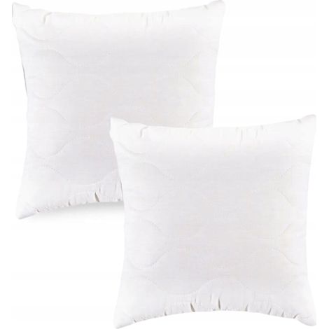 2 cuscini 40x40, anallergici, per dormire, di buona qualità medica, di un produttore affidabile.