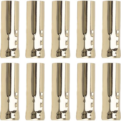 Tubes Douille E14 - Lot de 10 - Fer Galvanisé - Support Luminaire DIY - Pour Lustres et Déco - 80x25mm (1/5)