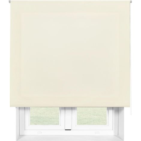 Estor Poliéster enrrollable opaco liso Beige 180X250 cm
