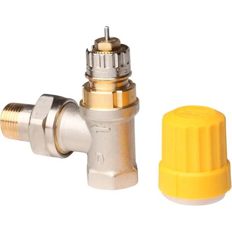 Danfoss Corpo valvola RA-UN 10 R 3/8, Angolo, Nichelato opaco, 013G3001