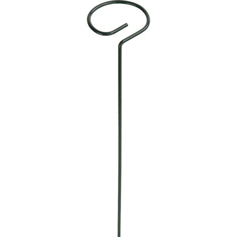 Lot de 10 tuteurs de soutien pour plantes d'intérieur, en fer, pour tiges de fleurs, pivoines, tomates et rosiers, usage jardin.