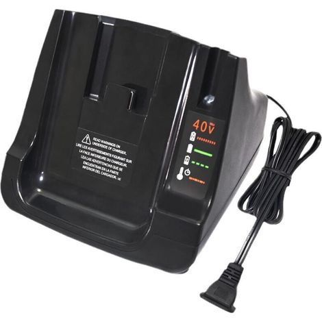 Chargeur LCS36 LCS40 pour Black&Decker 36V-40V - Compatible batteries LBXR36 LBX36 LBXR2036 LBX1540 - Standard US