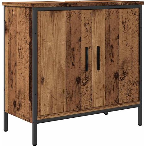 Maison Exclusive - Waschbeckenunterschrank Altholz-Optik 60x30x60