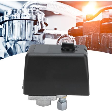 Accessoire pour compresseur/pompe d'air NIFA NF-A10 (220/380 V) : pressostat automatique horizontal rotatif (71-113 psi). (1/5)