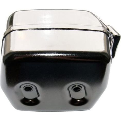 Pot d'échappement HUSQVARNA pour tronçonneuses 51 et 55 – Remplacement 501766002 – Adaptable – Poids 0,79 kg – Couleur noir et blanc (1/2)