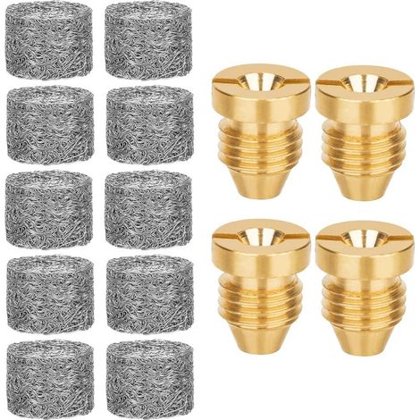 Schaumkanonen-Set mit 14 Düsen, 1,1 mm Düsen und 3000 PSI mit Gitter, universelle Ersatzdüsen für Schaumkanone, Schaumlanze und Schneemaschine.