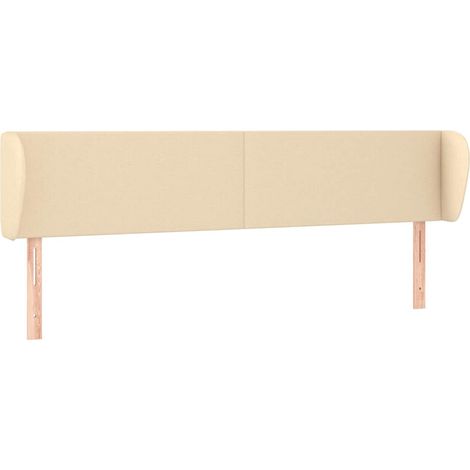 Maison Exclusive - Cabecero de tela color crema 203x23x78/88 cm (1/5)