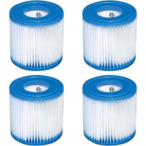 Cartouches de filtre de piscine H de rechange 29007E pour Intex Replacement Swimming Pool Filter Cartridge (4 Filters)