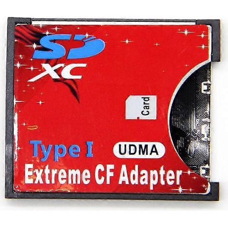 Lot de 3 adaptateurs pour cartes SD/CF (type I) pour appareils photo reflex numériques (1/5)