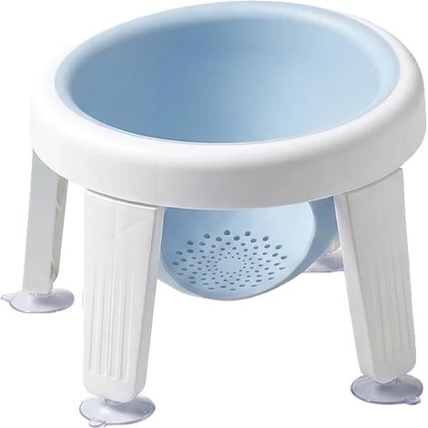 Babybadewannensitz, Ergonomisches Design, Rutschfeste Basis, Blau (1/2)
