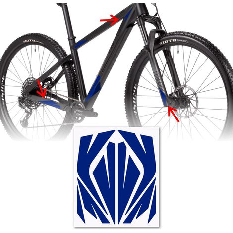 Sticker Adesivi Rifrangenti Bici Time Reflex Tab, Blu (1/4)