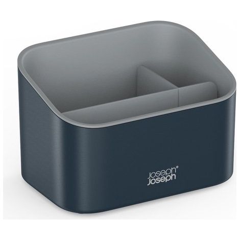 SinkStore™, Joseph Joseph, modello Tiered Sink Tidy, organizzatore per il lavello della cucina, contenitore per utensili da cucina, design a scomparti e drenaggio, grigio