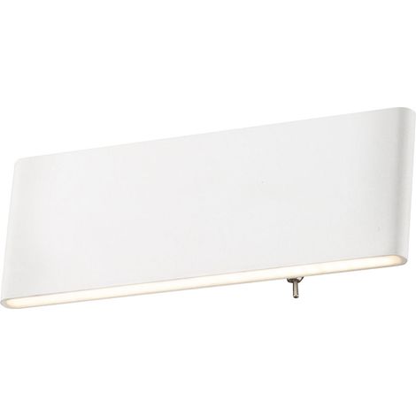 Globo - aplique de pared - Siegfried - blanco - aluminio - LED -