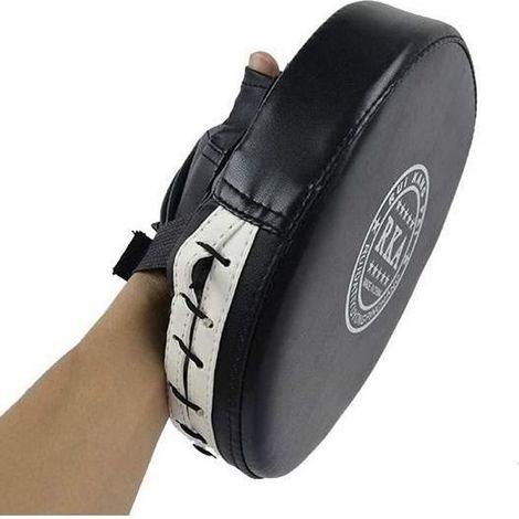 Kit Kick Boxing Noire Mitt formation mise au point cible Frappe Gant MMA Karaté Muay-Ywey (1/5)