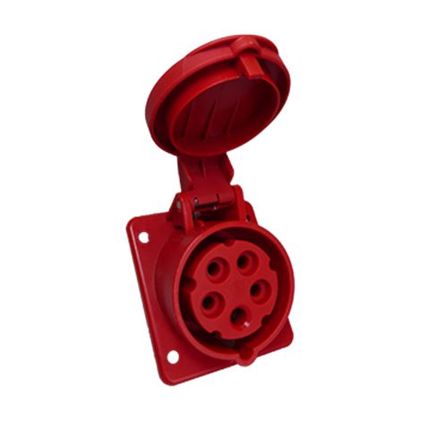 Prise encastrable IP 44 380/415V 3P+N+T 16A EC69054 EC69054