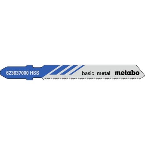 Hojas de sierra calar classic Long.util.51mm div. dientes 1,2mm HSS fresadas onduladas 5ud.