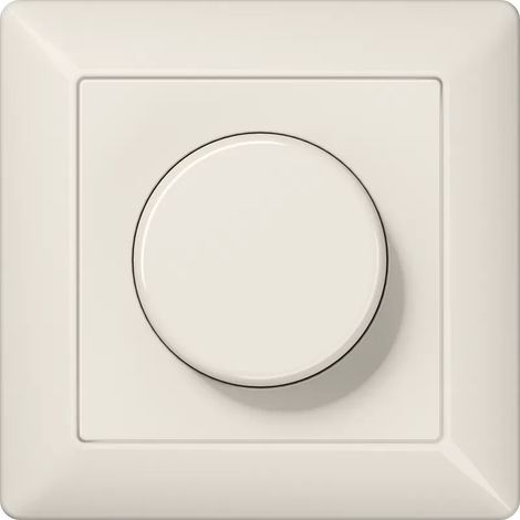 Jung Drehdimmer LED mit Dreh-Ausschalter, mit Rahmen, Serie AS, weiß AS5544.03V (1/2)