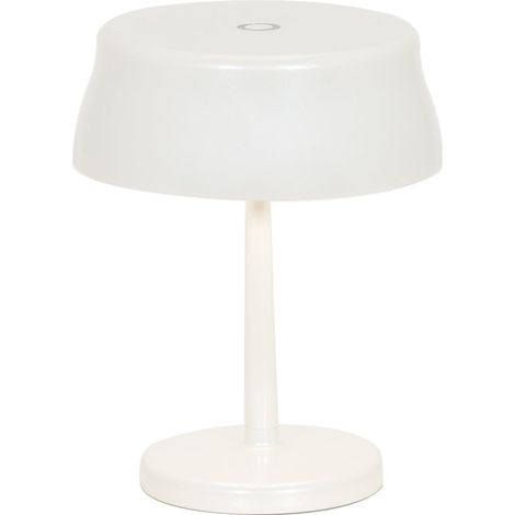 Zafferano SISTER LIGHT MINI Wi-fi Lampada a led smart da tavolo Bianco Perlato ricaricabile e dimmerabile (1/3)