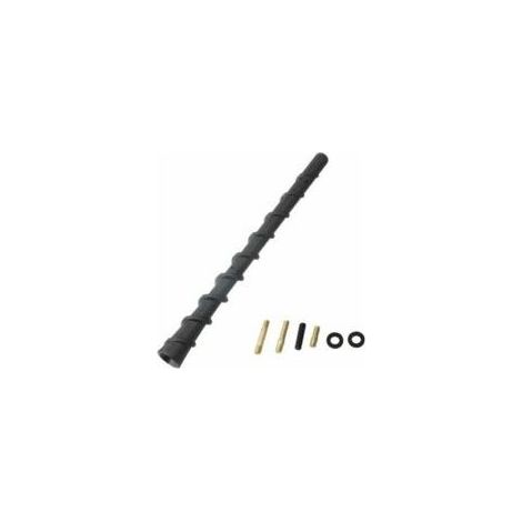 Antenne Toit Voiture Antenne Radio Universelle Remplacement Mât Fouet d'Antenne de Réception 18 CM avec M4, M5, M6 Adaptateur pour Camion FM AM Stéréo (1/5)