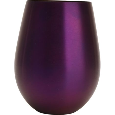 Tasse à bière en acier inoxydable 304, grande tasse métallique en forme d'oeuf pour cocktails et vin