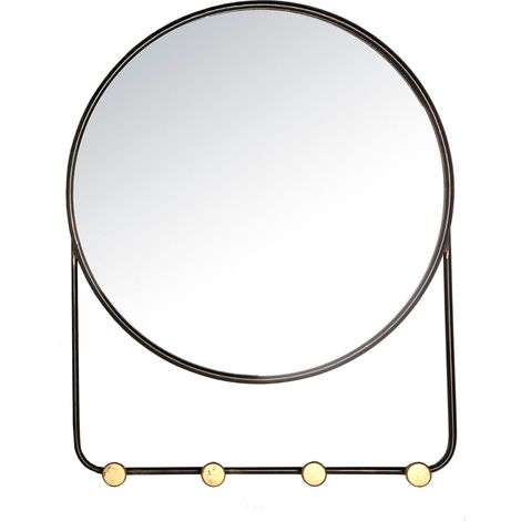 Miroir vische - Noir, doré (1/3)