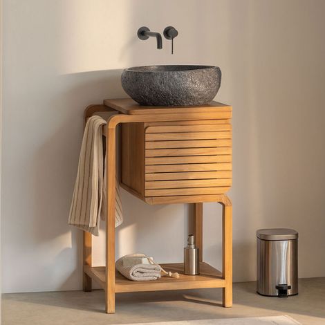 Set di mobili da bagno in legno di teak Bradley SKLUM (1/5)