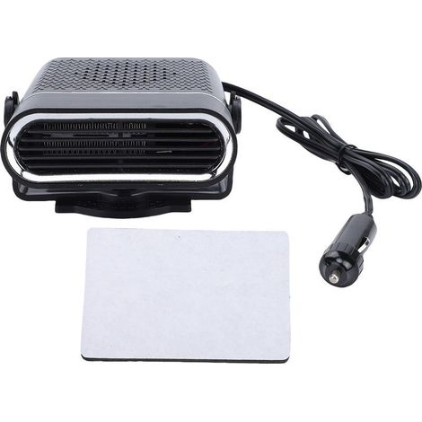 Chauffage Voiture Ventilateur 150W 2 Vitesses Dégivrage Vitre et Défogage Rapide pour Véhicule