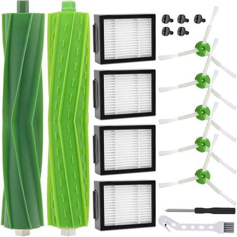 Kit d'accessoires compatible pour IRobot Roomba I3 I4 I6 I7 I8 E5 E6 E7 (1/4)