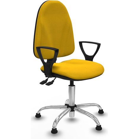 Piqueras y Crespo BFN05RT Silla de oficina amarilla cómoda (1/3)